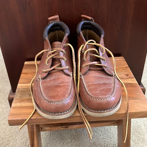 12 LL Bean Signature Leather Boots